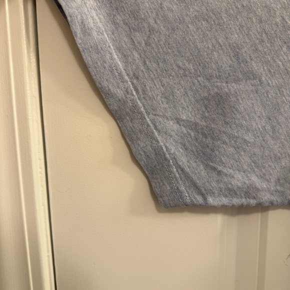 2000s Bum Equipment Embroidered Shirt Men’s Size Large Light Blue Heather Tee - Picture 4 of 5